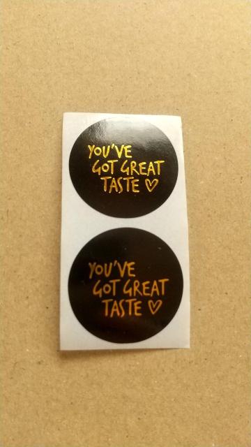 @〈★即決〉シール ブラック&ゴールド2枚 < インテリア/ライフ @〈★即決〉シール ブラック&ゴールド2枚 < インテリア/ライフの