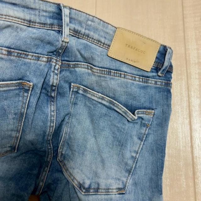 ◆ZARA/ザラ◆ダメージスキニーデニム★薄ブルー36*シンプルコーデ♪美品 < ブランド ◆ZARA/ザラ◆ダメージスキニーデニム★薄ブルー36*シンプルコーデ♪美品 < ブランドの