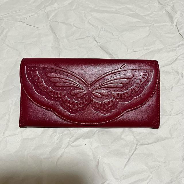 【HANAE MORI / ハナエモリ】 レザー / がま口 二つ折り 長財布 < ブランド 【HANAE MORI / ハナエモリ】 レザー / がま口 二つ折り 長財布 < ブランドの