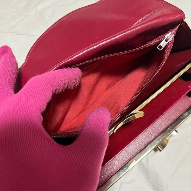 【HANAE MORI / ハナエモリ】 レザー / がま口 二つ折り 長財布 < ブランド 【HANAE MORI / ハナエモリ】 レザー / がま口 二つ折り 長財布 < ブランドの