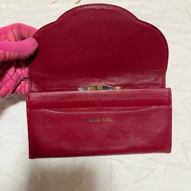 【HANAE MORI / ハナエモリ】 レザー / がま口 二つ折り 長財布 < ブランド 【HANAE MORI / ハナエモリ】 レザー / がま口 二つ折り 長財布 < ブランドの