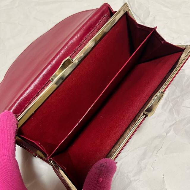 【HANAE MORI / ハナエモリ】 レザー / がま口 二つ折り 長財布 < ブランド 【HANAE MORI / ハナエモリ】 レザー / がま口 二つ折り 長財布 < ブランドの