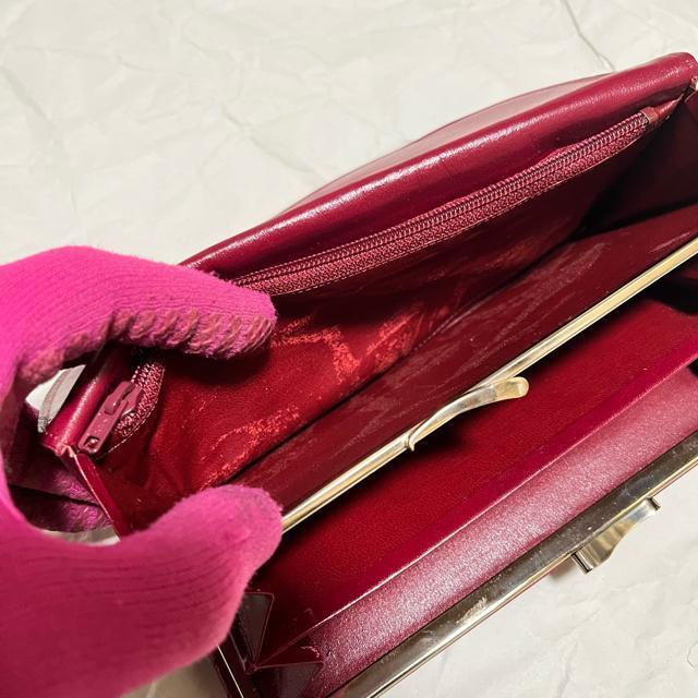 【HANAE MORI / ハナエモリ】 レザー / がま口 二つ折り 長財布 < ブランド 【HANAE MORI / ハナエモリ】 レザー / がま口 二つ折り 長財布 < ブランドの