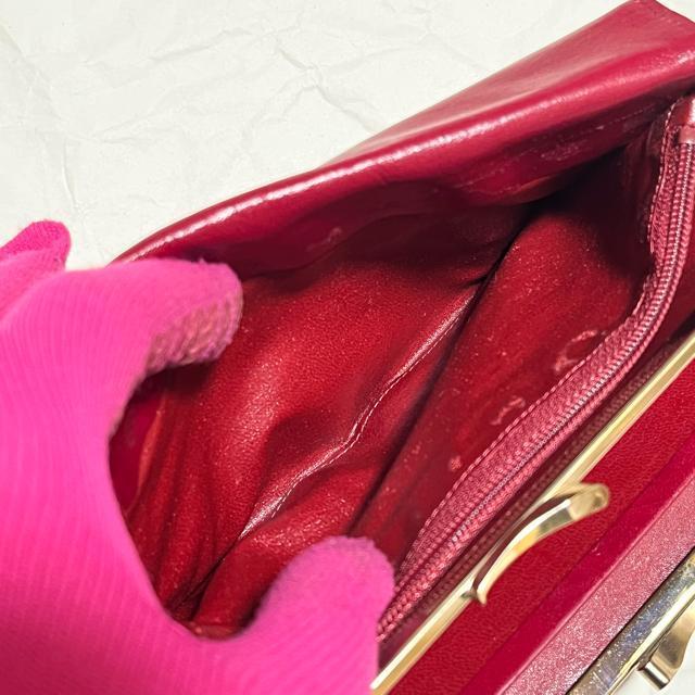 【HANAE MORI / ハナエモリ】 レザー / がま口 二つ折り 長財布 < ブランド 【HANAE MORI / ハナエモリ】 レザー / がま口 二つ折り 長財布 < ブランドの