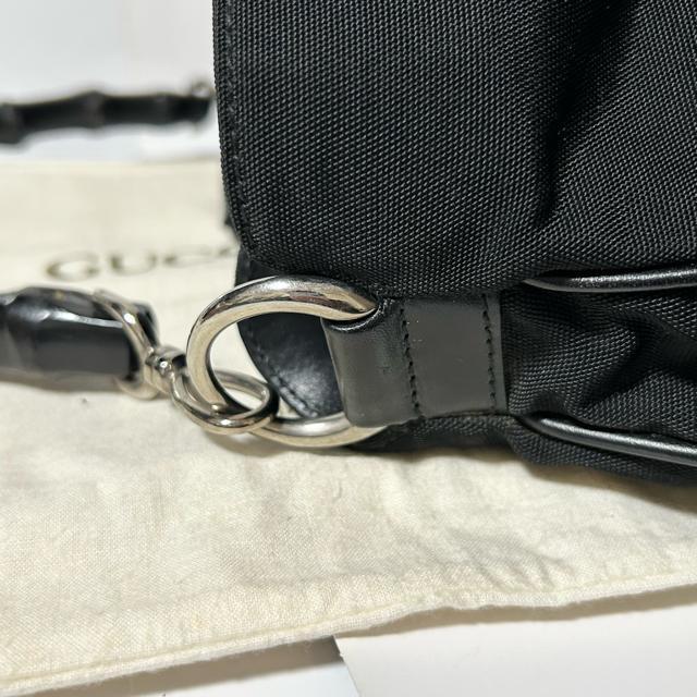 ���i GUCCI �o���u�[ �i�C���� �����V�����_�[�o�b�O �n���h�o�b�O 001 1571 3754 �u���b�N �� �u�����h�� 