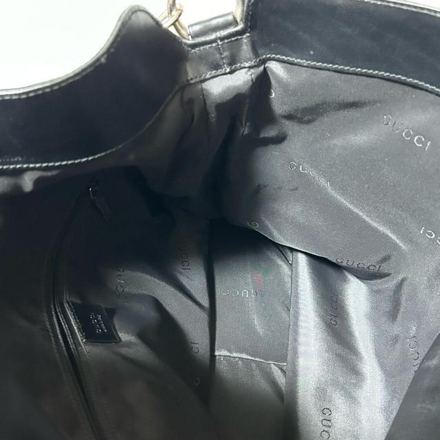 ���i GUCCI �o���u�[ �i�C���� �����V�����_�[�o�b�O �n���h�o�b�O 001 1571 3754 �u���b�N �� �u�����h�� 