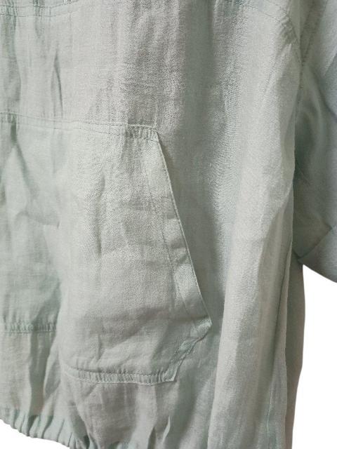 フレディエミュ フード付きかぶりパーカー M くすみカラー ライトブルー シアー < 女性ファッション フレディエミュ フード付きかぶりパーカー M くすみカラー ライトブルー シアー < 女性ファッションの