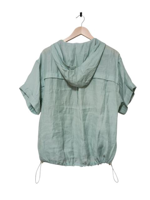 フレディエミュ フード付きかぶりパーカー M くすみカラー ライトブルー シアー < 女性ファッション フレディエミュ フード付きかぶりパーカー M くすみカラー ライトブルー シアー < 女性ファッションの