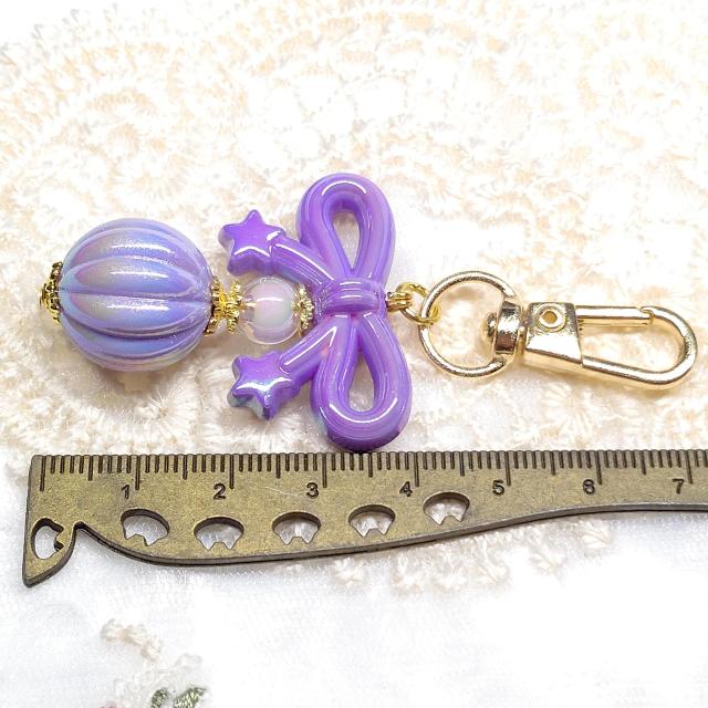 ハンドメイド☆キーホルダー☆ミルキーパープル < 女性ファッション ハンドメイド☆キーホルダー☆ミルキーパープル < 女性ファッションの