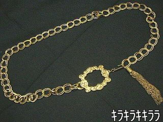 《New》Diva系★ゴージャス*チェーンベルト<ゴールド> < 女性ファッション  《New》Diva系★ゴージャス*チェーンベルト<ゴールド>  < 女性ファッションの