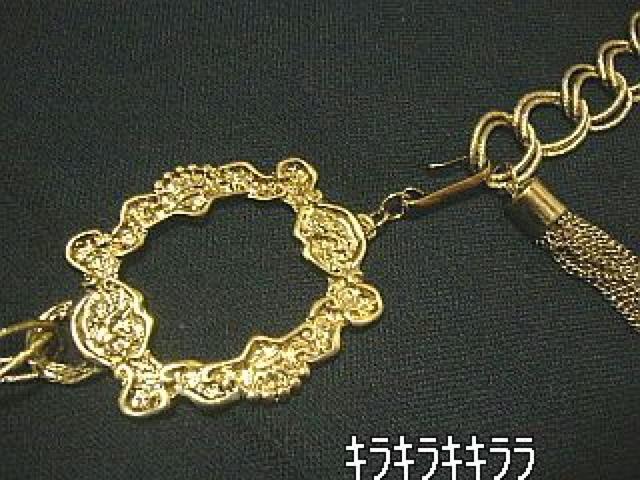《New》Diva系★ゴージャス*チェーンベルト<ゴールド> < 女性ファッション  《New》Diva系★ゴージャス*チェーンベルト<ゴールド> < 女性ファッションの