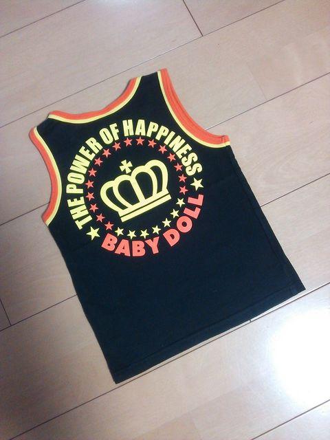 中古タンクトップ黒×オレンジ100ベビードールBABYDOLLベビド < ブランド 中古タンクトップ黒×オレンジ100ベビードールBABYDOLLベビド < ブランドの