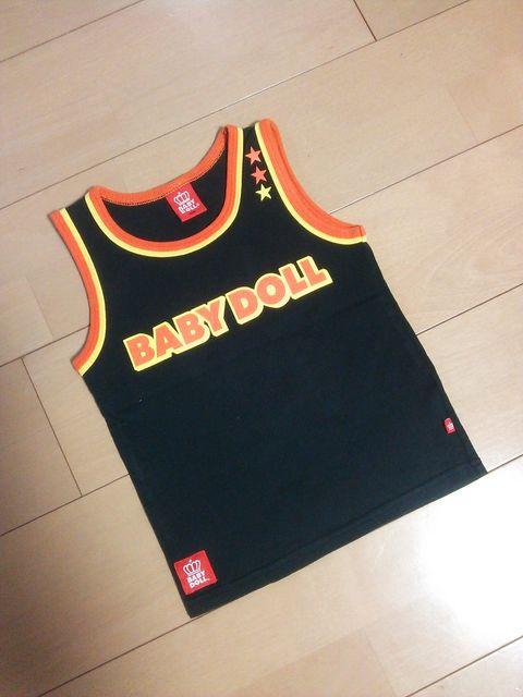 中古タンクトップ黒×オレンジ100ベビードールBABYDOLLベビド < ブランド 中古タンクトップ黒×オレンジ100ベビードールBABYDOLLベビド < ブランドの