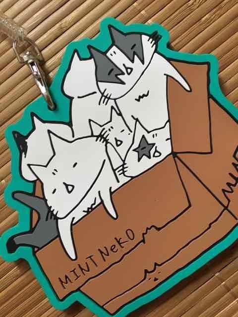 mintneko�E���o�[�f�ޔ��l�߃l�R�C���X�g�p�X�P�[�X�B�u���[ �� �u�����h�� 