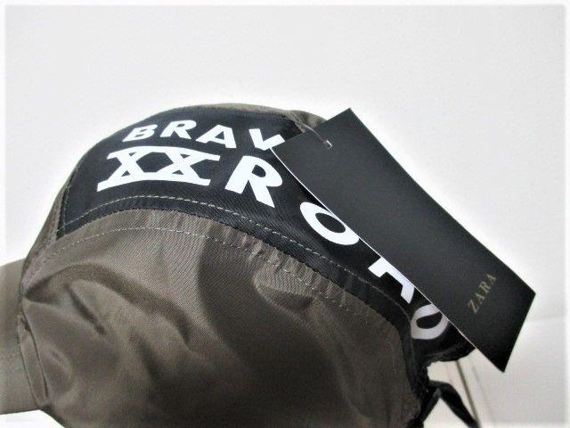 ☆ZARA ザラ デザイン キャップ 帽子/メンズ/M/カーキ☆新品 < ブランド ☆ZARA ザラ デザイン キャップ 帽子/メンズ/M/カーキ☆新品 < ブランドの