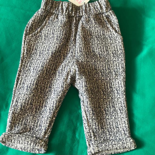 ♯新品♯BEAR BOX裾デザインも可愛いパンツ70B < キッズ/ベビー  ♯新品♯BEAR BOX裾デザインも可愛いパンツ70B  < キッズ/ベビーの