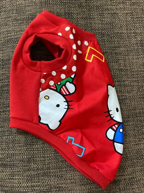 M★レトロキティちゃん シャツ 赤 ドット 犬服★ < ペット/手芸/園芸  M★レトロキティちゃん シャツ 赤 ドット 犬服★ < ペット/手芸/園芸の