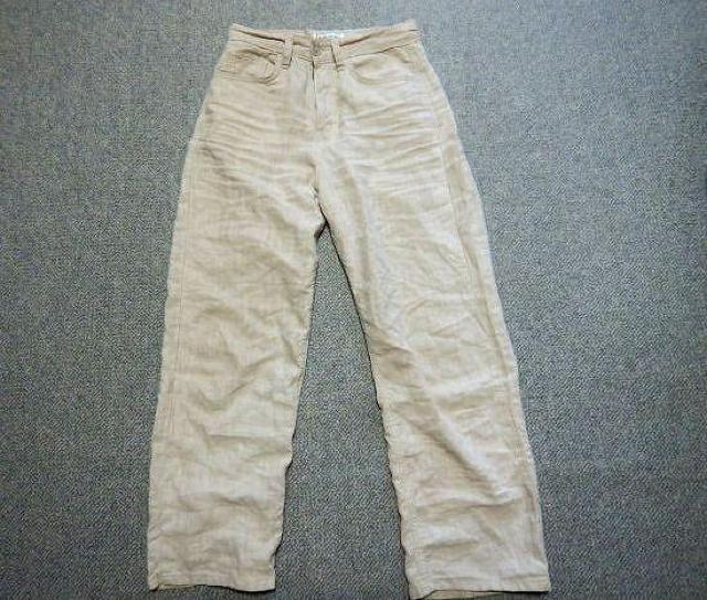 ◆black one day 麻 パンツ レディース S 25-26 中古品 < 女性ファッション  ◆black one day 麻 パンツ レディース S 25-26 中古品  < 女性ファッションの