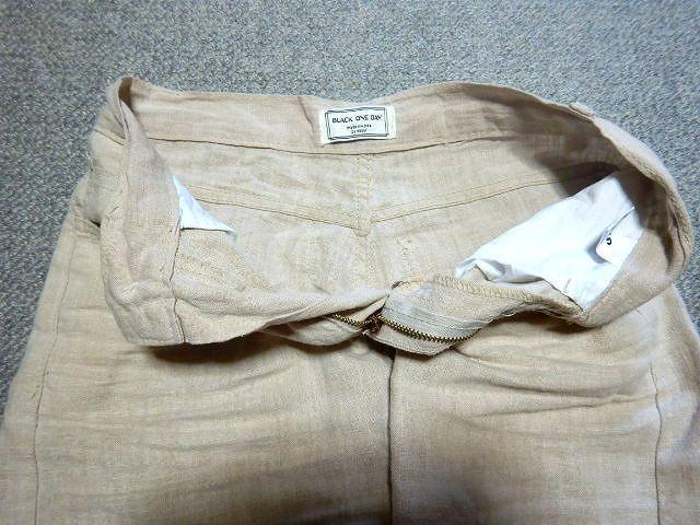 ◆black one day 麻 パンツ レディース S 25-26 中古品 < 女性ファッション  ◆black one day 麻 パンツ レディース S 25-26 中古品 < 女性ファッションの