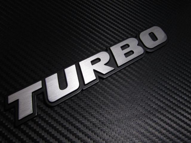 ●TURBOターボ アルミ削出し仕様 凹凸仕上 SILVER&BLACK エンブレム 新品未開封品! < 自動車/バイク ●TURBOターボ アルミ削出し仕様 凹凸仕上 SILVER&BLACK エンブレム 新品未開封品! < 自動車/バイク