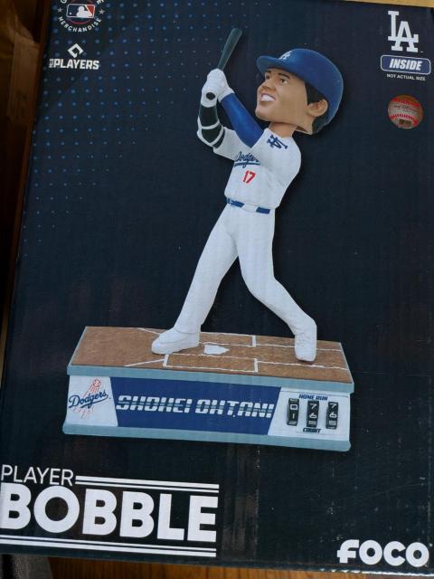 値下げ有りの大谷選手ホームランカウンター付8インチボブルヘッド。FOCO公式商品で限定品。 < レジャー/スポーツ  値下げ有りの大谷選手ホームランカウンター付8インチボブルヘッド。FOCO公式商品で限定品。  < レジャー/スポーツの