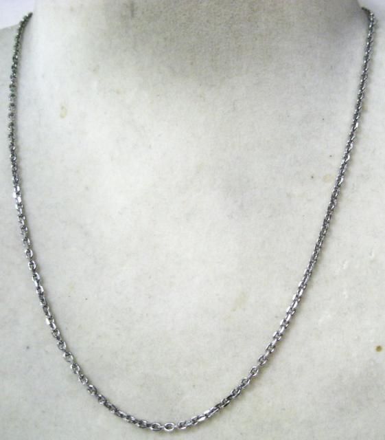 美品 Pt850 プラチナ チェーン ネックレス 39cm x < 女性アクセサリー/時計 美品 Pt850 プラチナ チェーン ネックレス 39cm x < 女性アクセサリー/時計の