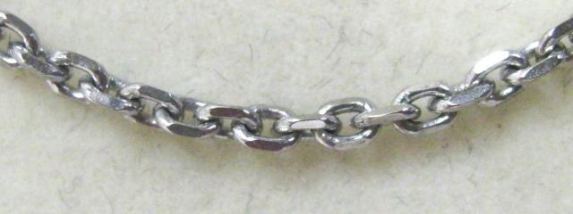 美品 Pt850 プラチナ チェーン ネックレス 39cm x < 女性アクセサリー/時計 美品 Pt850 プラチナ チェーン ネックレス 39cm x < 女性アクセサリー/時計の