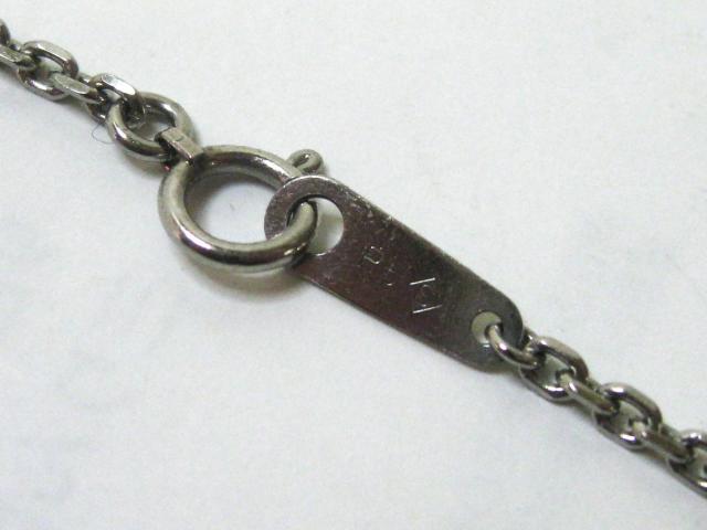 美品 Pt850 プラチナ チェーン ネックレス 39cm x < 女性アクセサリー/時計 美品 Pt850 プラチナ チェーン ネックレス 39cm x < 女性アクセサリー/時計の