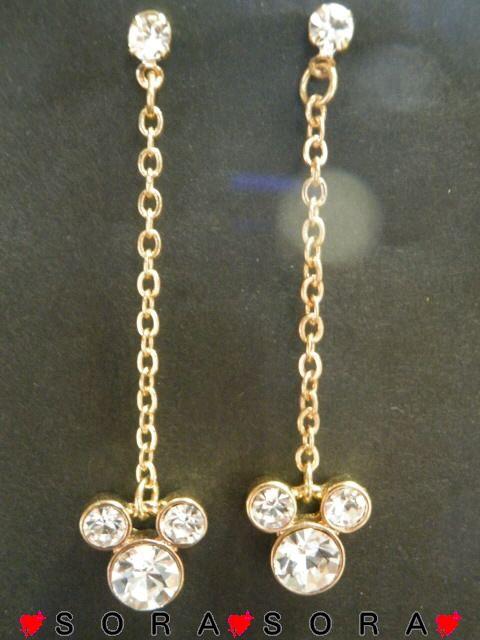 ディズニー【ミッキー】Disney刻印入♪ゆらゆら キュービックジルコニアピアス < 女性アクセサリー/時計  ディズニー【ミッキー】Disney刻印入♪ゆらゆら キュービックジルコニアピアス  < 女性アクセサリー/時計の