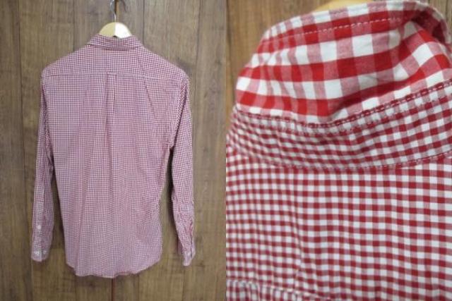 ☆バーバリーブラックレーベル チェック柄 シャツ/長袖/メンズ/2☆赤 < ブランド  ☆バーバリーブラックレーベル チェック柄 シャツ/長袖/メンズ/2☆赤 < ブランドの