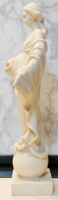 聖母マリア像 高さ約24cm (蛇を踏むマリア) キリスト教美術 < インテリア/ライフ  聖母マリア像 高さ約24cm (蛇を踏むマリア) キリスト教美術 < インテリア/ライフの