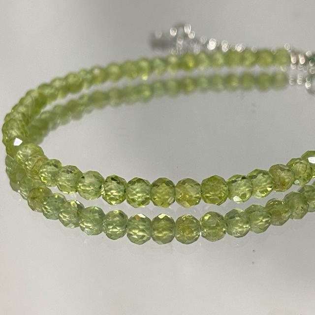 《bracelet》宝石質 ミャンマー産ペリドット 多面カット < 女性アクセサリー/時計  《bracelet》宝石質 ミャンマー産ペリドット 多面カット  < 女性アクセサリー/時計の