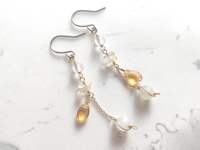 14kgf*ハニームーンピアス* 17036 < 女性アクセサリー/時計  14kgf*ハニームーンピアス* 17036  < 女性アクセサリー/時計の
