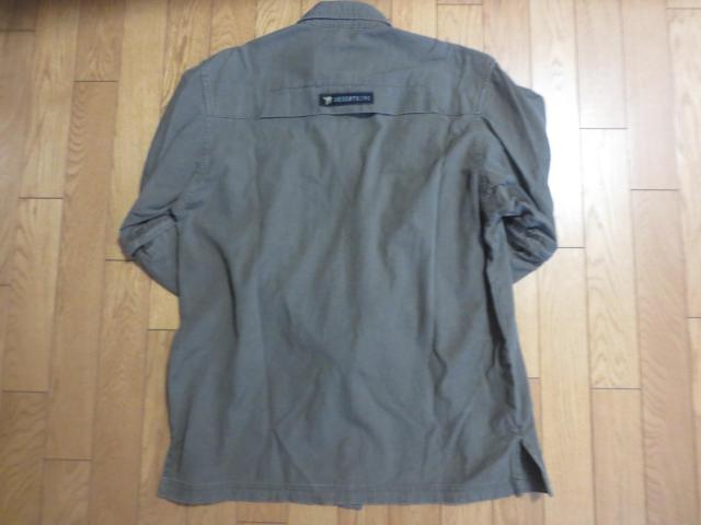DESERTKING  綿 2WAY  長袖 シャツ L < 男性ファッション  DESERTKING  綿 2WAY  長袖 シャツ L < 男性ファッションの