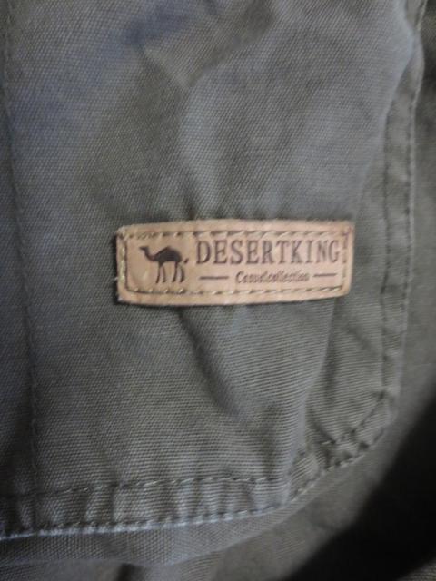 DESERTKING  綿 2WAY  長袖 シャツ L < 男性ファッション  DESERTKING  綿 2WAY  長袖 シャツ L < 男性ファッションの