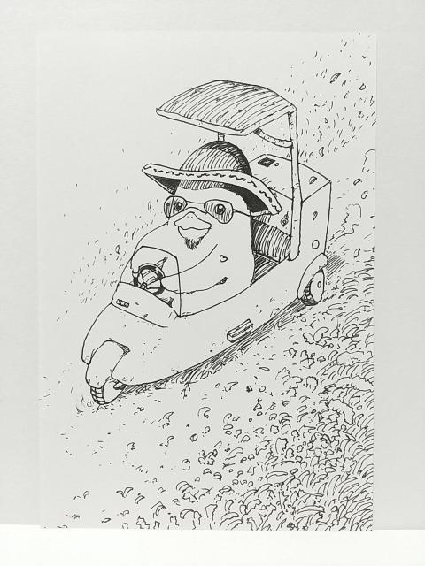 オリジナルイラスト 手描きイラスト 鳥と三輪車 ハンドメイド 絵 モノクロ 原画 自作 アナログ illustration art < アニメ/コミック/キャラクター  オリジナルイラスト 手描きイラスト 鳥と三輪車 ハンドメイド 絵 モノクロ 原画 自作 アナログ illustration art  < アニメ/コミック/キャラクターの