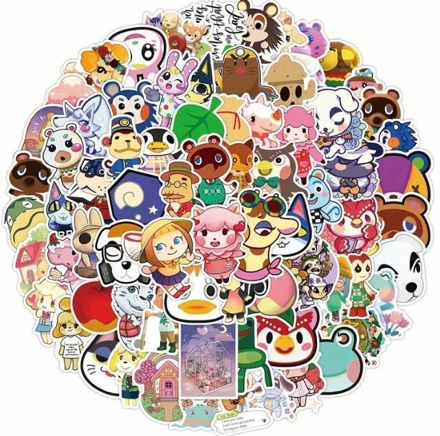 【新品】あつまれどうぶつの森ステッカー!防水加工済50枚 < ゲーム本体/ソフト 【新品】あつまれどうぶつの森ステッカー!防水加工済50枚 < ゲーム本体/ソフトの