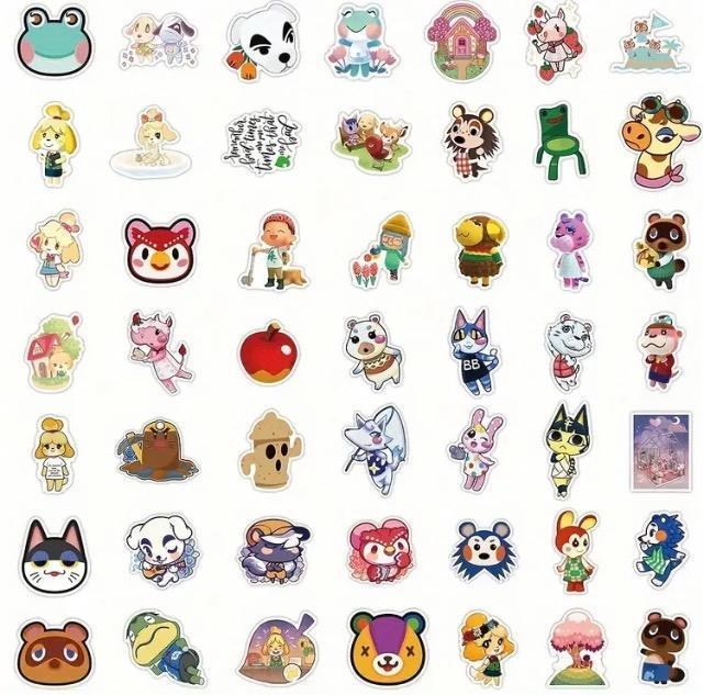 【新品】あつまれどうぶつの森ステッカー!防水加工済50枚 < ゲーム本体/ソフト 【新品】あつまれどうぶつの森ステッカー!防水加工済50枚 < ゲーム本体/ソフトの