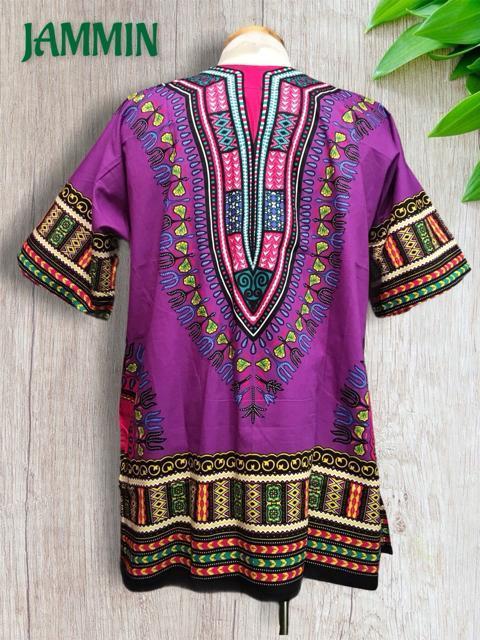 アフリカ民族衣装ダシキ★紫★アジアン★ダシキ★ダンス < 男性ファッション  アフリカ民族衣装ダシキ★紫★アジアン★ダシキ★ダンス < 男性ファッションの