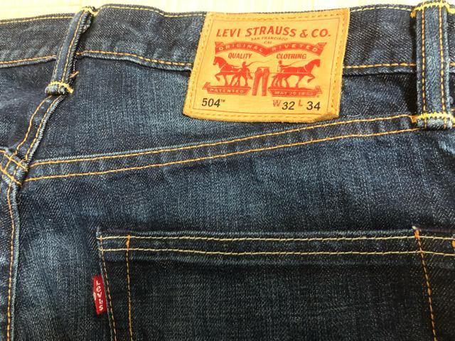 LEVI'S 504 _[Nu[ fjpc 32x34  uh 