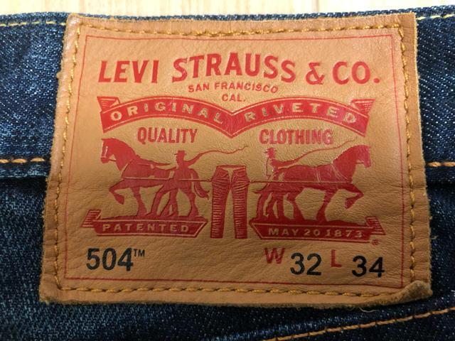 LEVI'S 504 _[Nu[ fjpc 32x34  uh 
