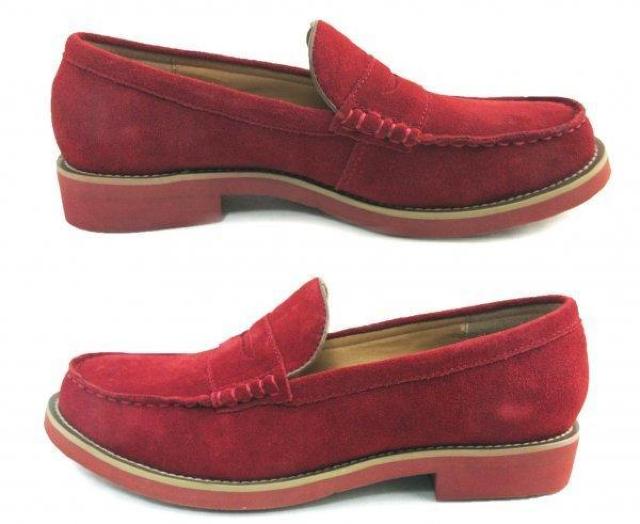 1円~C208新品Dedes本革スウェードヴァンプスリッポン25.5aRED♂ < 男性ファッション 1円~C208新品Dedes本革スウェードヴァンプスリッポン25.5aRED♂ < 男性ファッションの