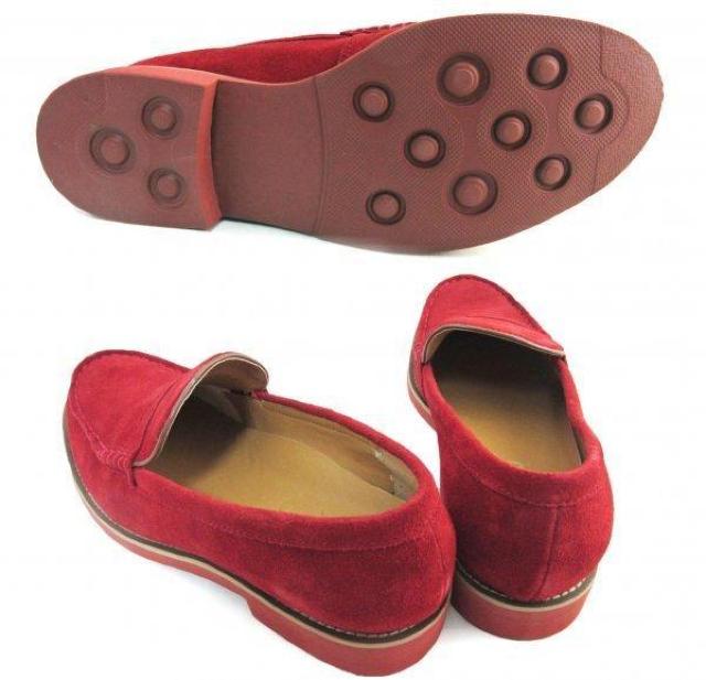 1円~C208新品Dedes本革スウェードヴァンプスリッポン25.5aRED♂ < 男性ファッション 1円~C208新品Dedes本革スウェードヴァンプスリッポン25.5aRED♂ < 男性ファッションの