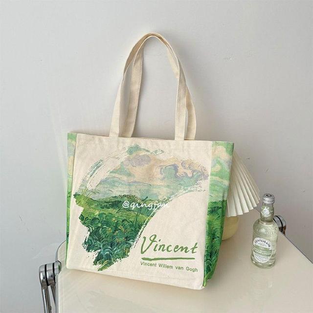 バッグ 鞄 ゴッホ キャンバス トートバッグ 芸術 プリント 男女兼用 通学 < 女性ファッション  バッグ 鞄 ゴッホ キャンバス トートバッグ 芸術 プリント 男女兼用 通学 < 女性ファッションの
