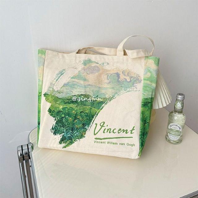 バッグ 鞄 ゴッホ キャンバス トートバッグ 芸術 プリント 男女兼用 通学 < 女性ファッション  バッグ 鞄 ゴッホ キャンバス トートバッグ 芸術 プリント 男女兼用 通学 < 女性ファッションの