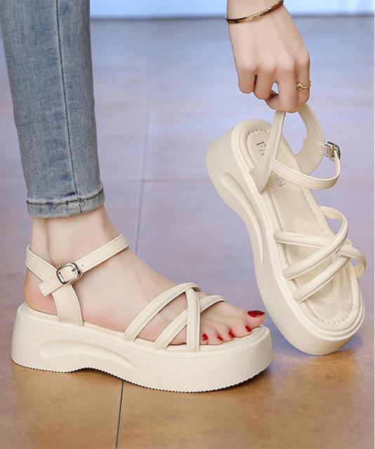 送料無料 新品 アンクルストラップサンダル厚底レディース < 女性ファッション  送料無料 新品 アンクルストラップサンダル厚底レディース < 女性ファッションの