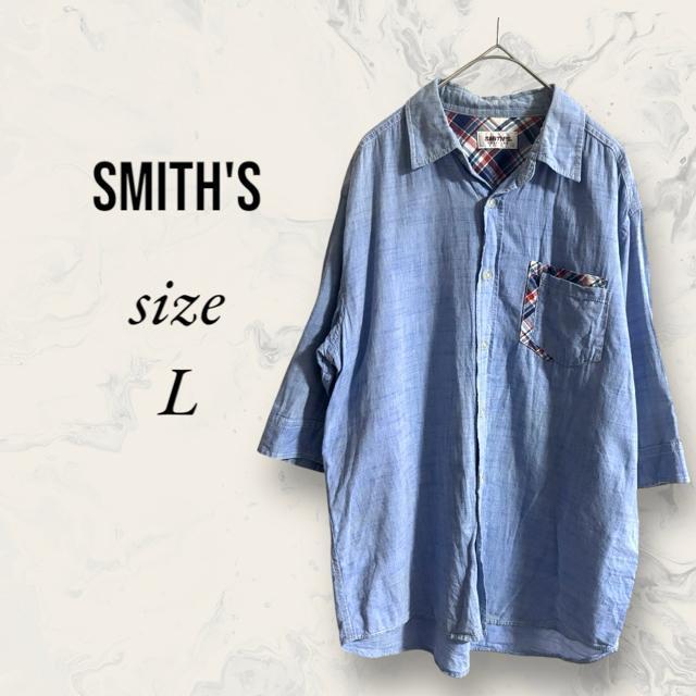 SMITH'S American 半袖シャツ Lサイズ トップス < ブランド  SMITH'S American 半袖シャツ Lサイズ トップス  < ブランドの
