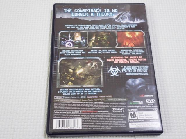 PS2AREA-51 CO kĔŁtEtE\tgt  Q[{/\tg 