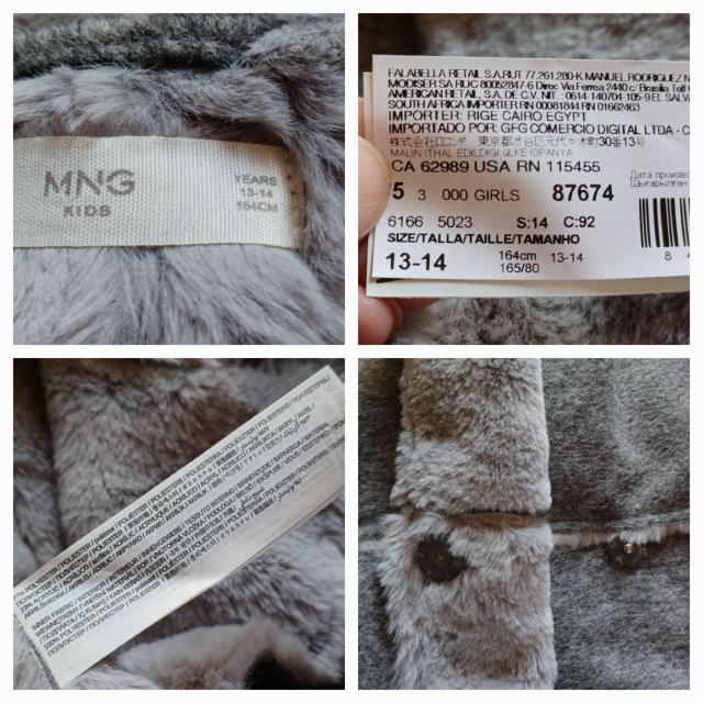 マンゴMANGOライト杢グレー裏地ふわふわファー暖か柔らか滑らか軽量快適レアお洒落可愛いテーラード長袖ふわもこジャケット164cm < キッズ/ベビー マンゴMANGOライト杢グレー裏地ふわふわファー暖か柔らか滑らか軽量快適レアお洒落可愛いテーラード長袖ふわもこジャケット164cm < キッズ/ベビーの