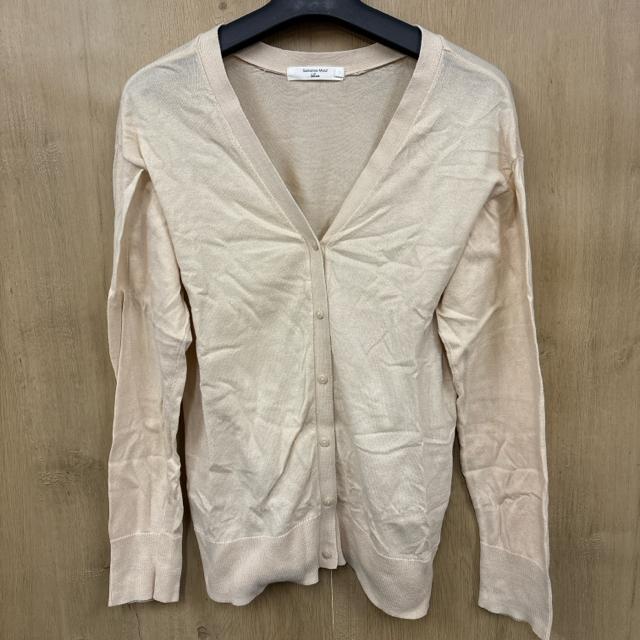 即決 Samansa Mos2 blue カーディガン ベージュ M < ブランド 即決 Samansa Mos2 blue カーディガン ベージュ M < ブランドの